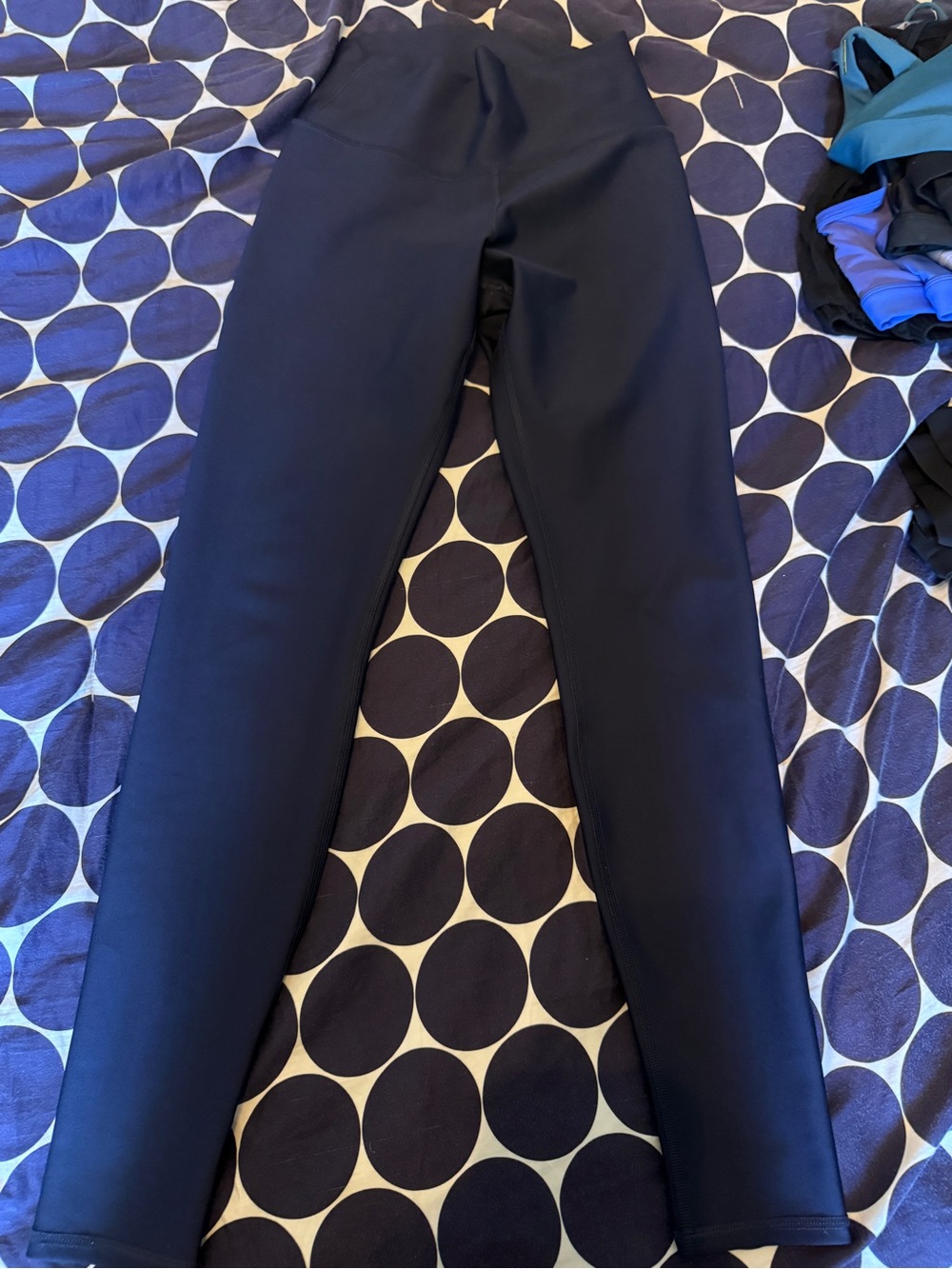 Alo Navy Airlift High-Waist Leggings